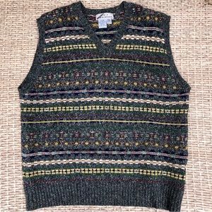 Eddie Bauer Fair Isle Sweater Vest